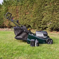 Hayter Harrier 48 60v Green Series Battery lawn mower