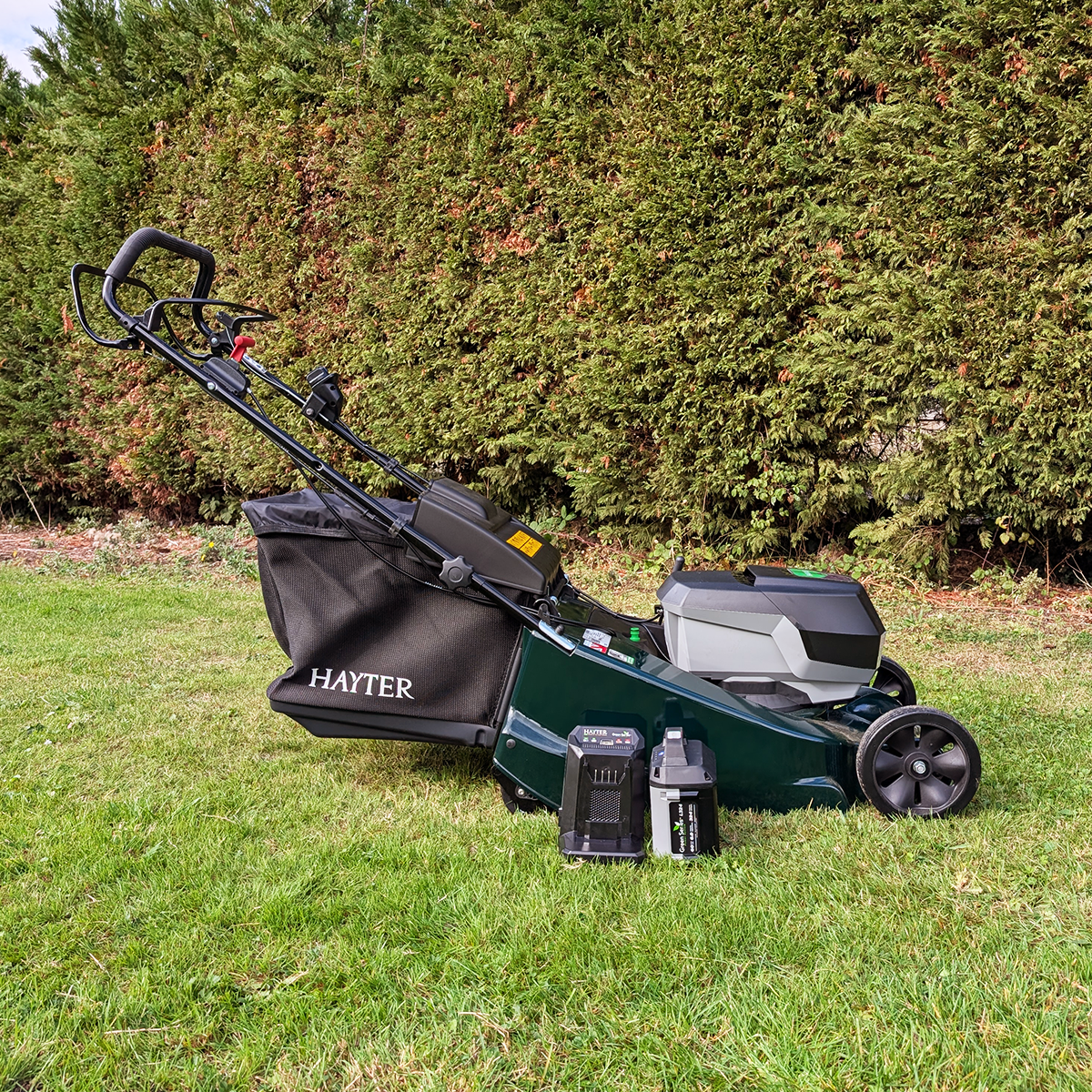 Hayter Harrier 48 60v Green Series Battery lawn mower
