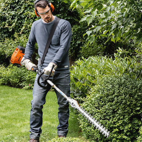 Stihl HL-KM 145 Degree L/R Long Reach Hedge Trimmer With250mm Cutter Bar Adjustable In Steps Kombi Tool - Image 2