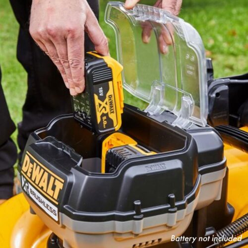 Dewalt DCMW564P2-GB 18V XR Brushless 48cm Cordless Lawnmower, 2 x 5.0Ah Batteries & Charger **CUTTING WIDTH 48CM/18″ ** - Image 4