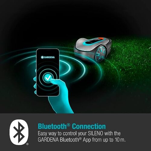 GARDENA 15202-28 SILENO minimo, Robotic mower Working area up to 500 m² - SELF INSTALLATION KIT INCLUDED - Image 4
