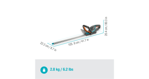 GARDENA 14731-55 Battery Hedge Trimmer ComfortCut 60/18V P4A solo (UNIT ONLY) - Image 3