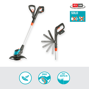 GARDENA 14700-55 Battery Trimmer EasyCut 23/18V P4A solo (unit only) - Image 3