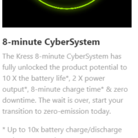 kress, 8-minute, cybersystem, battery