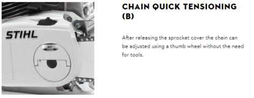 STIHL MS 182 Chainsaw 14''/35cm - Image 3